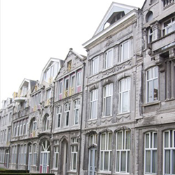 Huizenrij Sint Geertrui Abdij Park Leuven